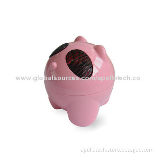 Cute Bear Bluetooth Speaker with 500mAh Capacity, 5V/1A Input